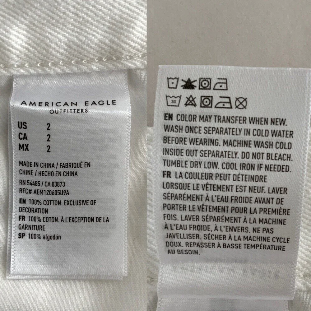 American Eagle Outfitters ivory highest